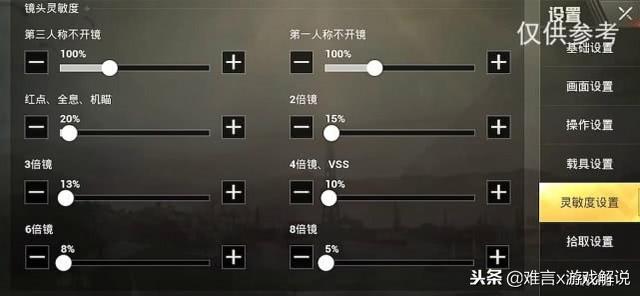 绝地求生灵敏度怎么调最稳，吃鸡中最稳的灵敏度设置（刺激战场游戏灵敏度该如何调整）