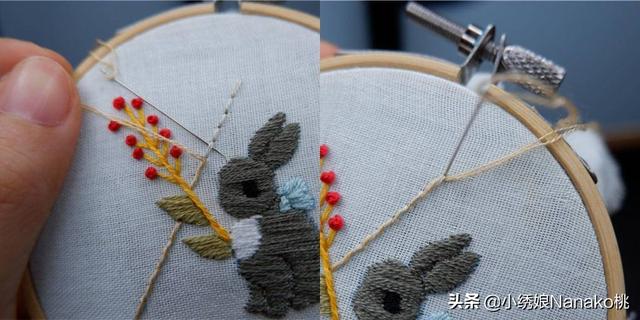 教你怎样用手帕折出只萌兔子，用手帕折小兔子（那就一起来刺绣一只软萌小兔子吧）