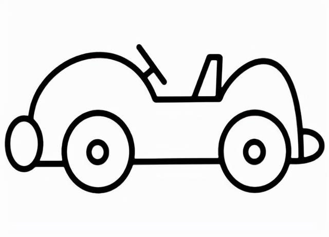小汽车怎么画简单图片,再也不用担心不会画小汽车了最全小汽车画法教