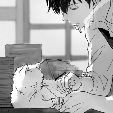 帅气动漫男图片，帅气动漫男生冷酷图片（没动力的时候我就会想到你的笑）