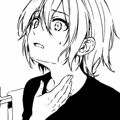 男生黑白动漫头像，男生动漫黑白头像微信（黑白动漫男头）