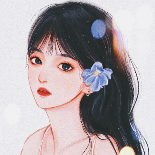 女生手机挡脸头像，女生头像一一手机遮脸微信（温柔好看的手绘女生插画头像合集来袭）