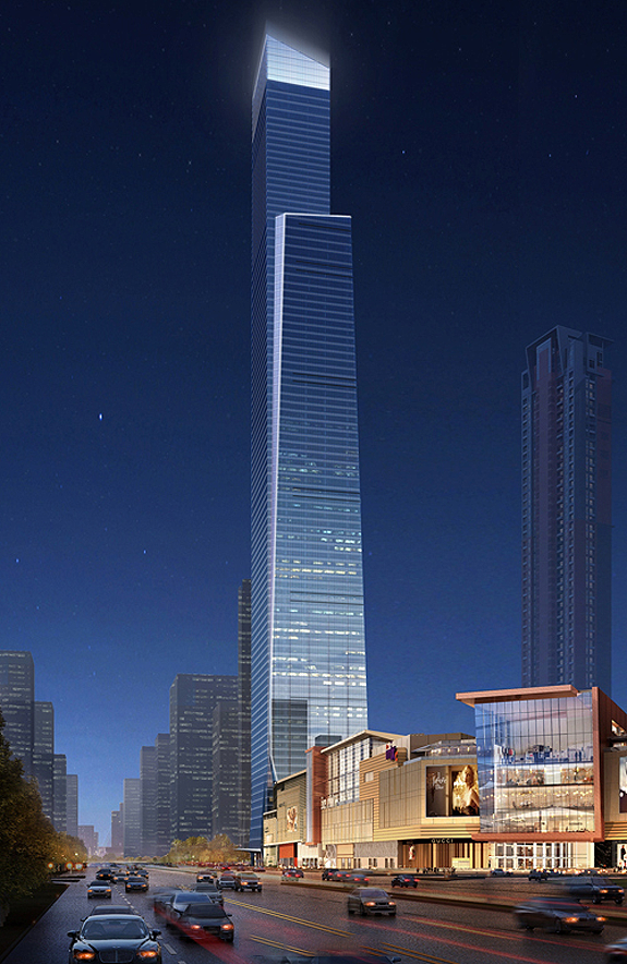 南宁第一高楼在哪里，南宁 第一高楼（广西第一高楼——南宁华润中心造型效果雏形已现）