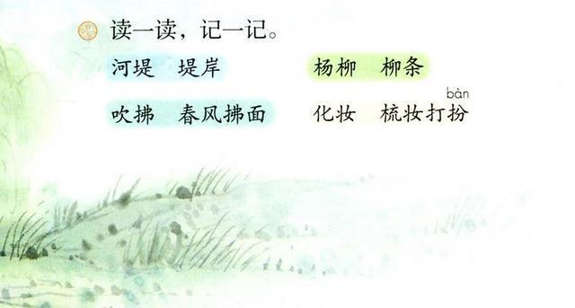 绿丝绦指的是什么，绿丝绦的意思是什么（二年级语文下册《咏柳》学习指导）