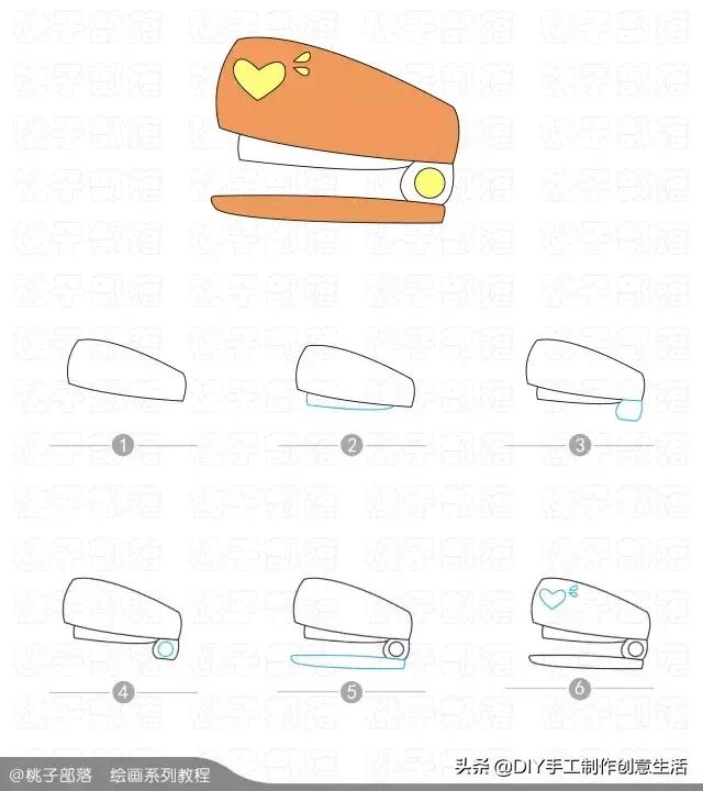 简笔画——书桌一角，图书室一角简笔画（简单又好玩的简笔画）