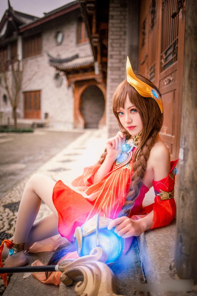 王者大乔动漫图片，大乔的动漫图片（三组不错的国产游戏《王者荣耀》角色“大乔”COSPLAY作品欣赏）
