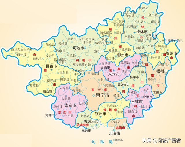 广西多少面积,广西面积是多少(广西为何不效仿广东)