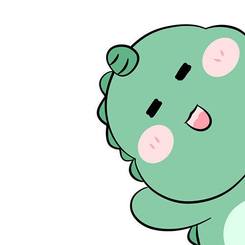 沈言  小恐龙表情/一生好运的微信头像，沈言是哪部小说中的人物（可爱卡通小恐龙）