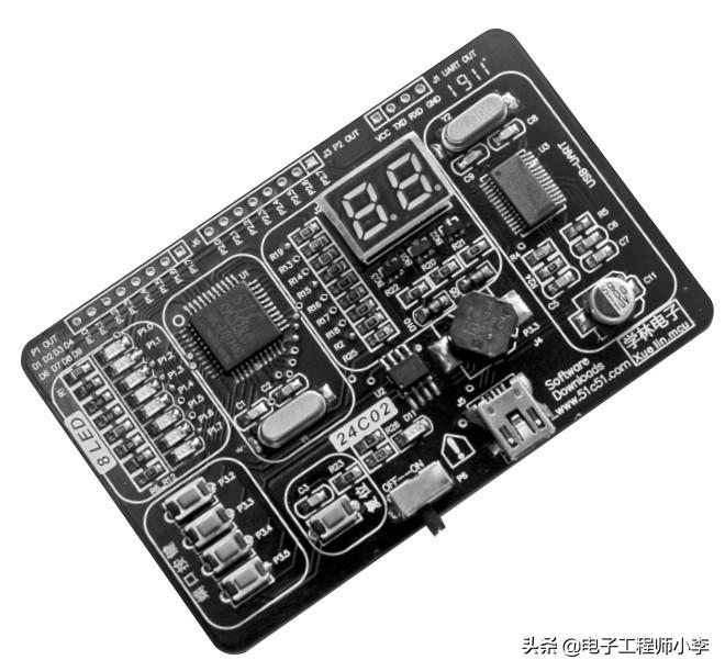 冷启动 单片机 DIY迷你单片机学习板