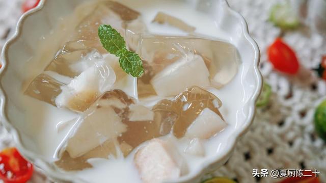 高颜值的自制果冻，白凉粉是干什么用的