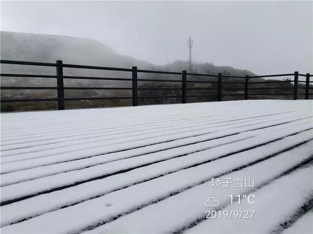 轿子雪山终年都下雪吗，轿子雪山现在下雪了吗（昆明轿子雪山今年第一场雪比去年早来2个月）