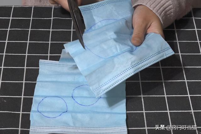 口罩上的创意画，口罩简笔画（简单改造下就能变废为宝）