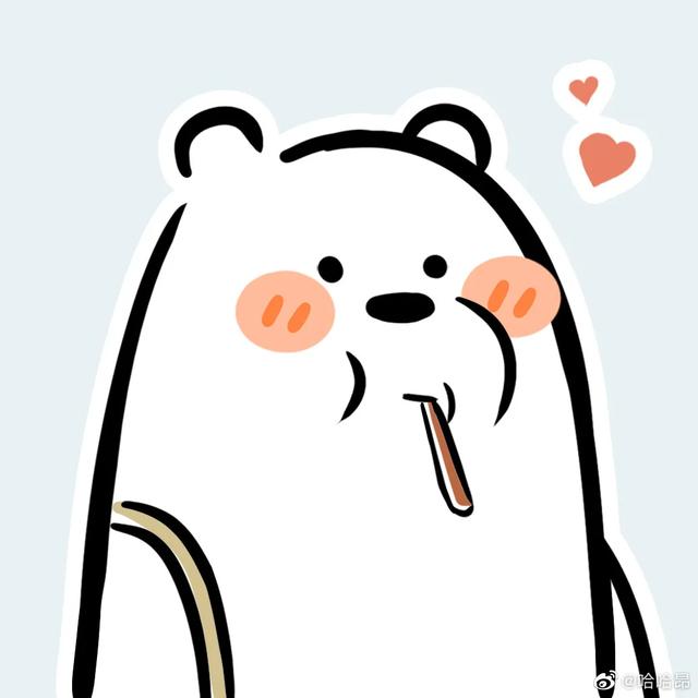 可爱画画图片超萌，可爱简笔画.超萌微信（手绘可爱裸熊头像）