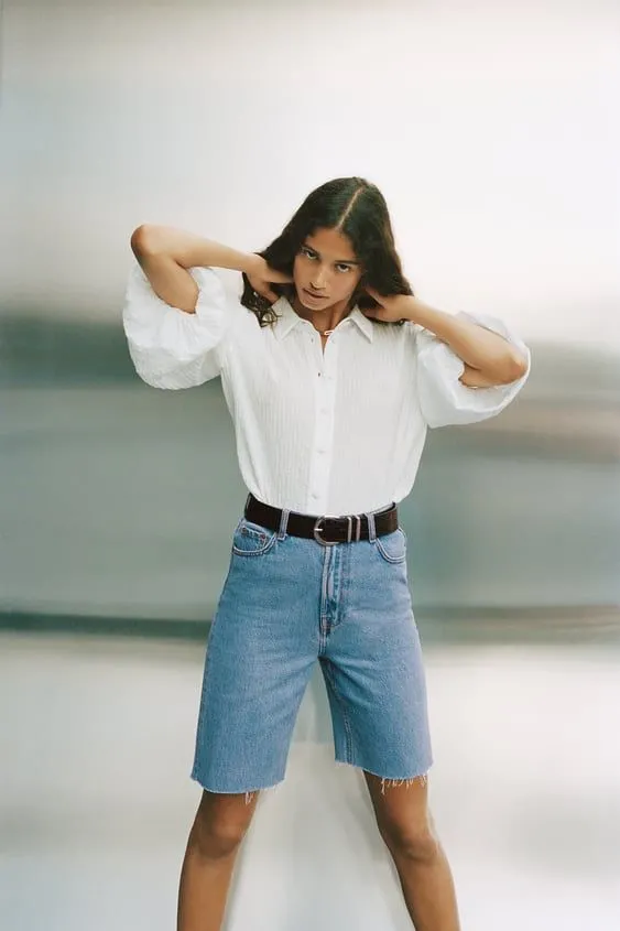 腿粗穿什么短裤，腿粗应该穿什么样的短裤（显瘦竟靠一条“大短裤”）