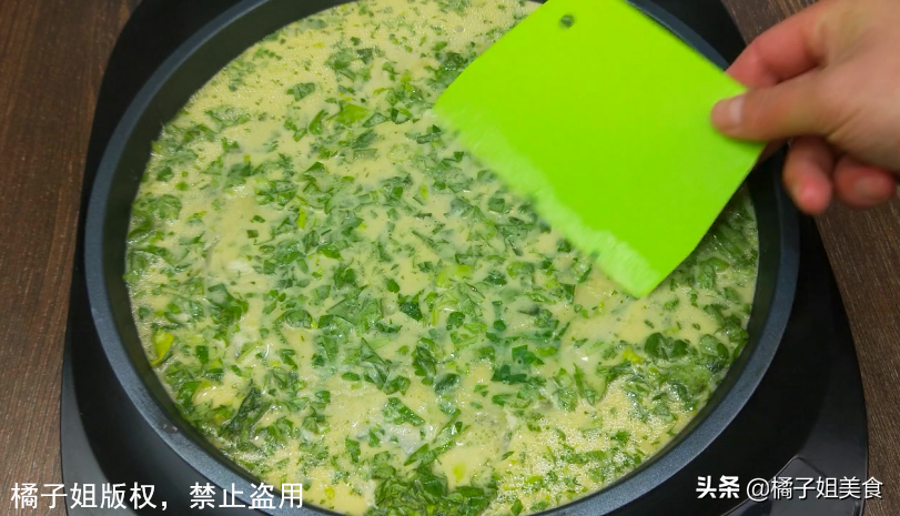 圖片[10]-【芹菜葉雞蛋餅】做法步驟圖 美味可口 越吃越好-起舞食譜網