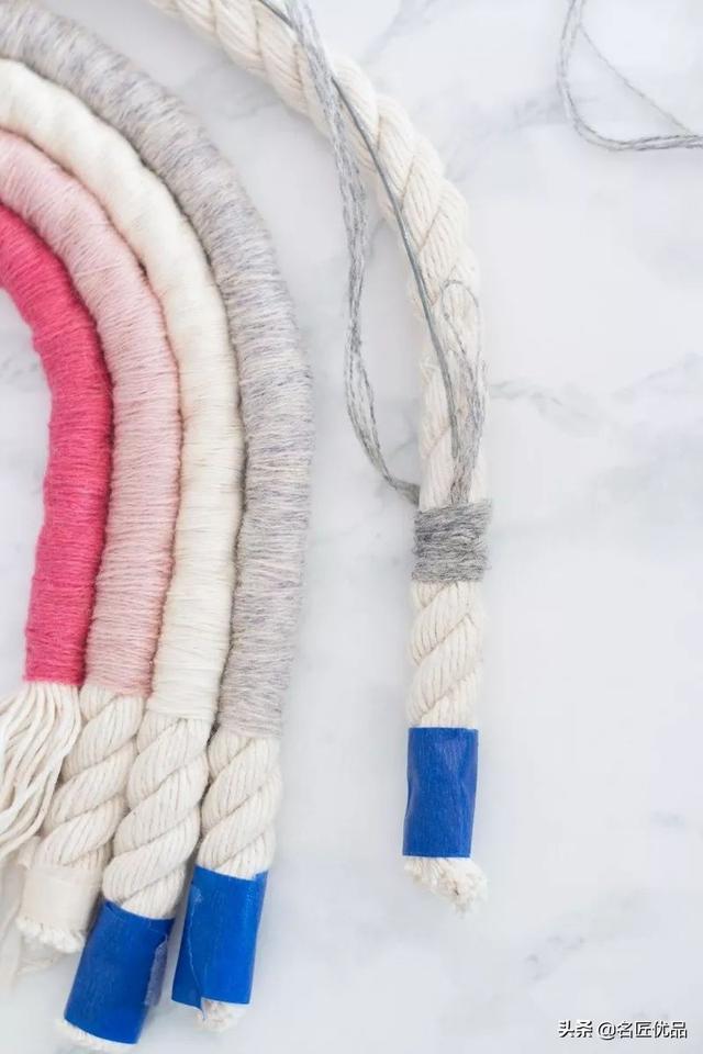 手工编织挂毯，挂毯编织教程（做一款彩虹挂毯）