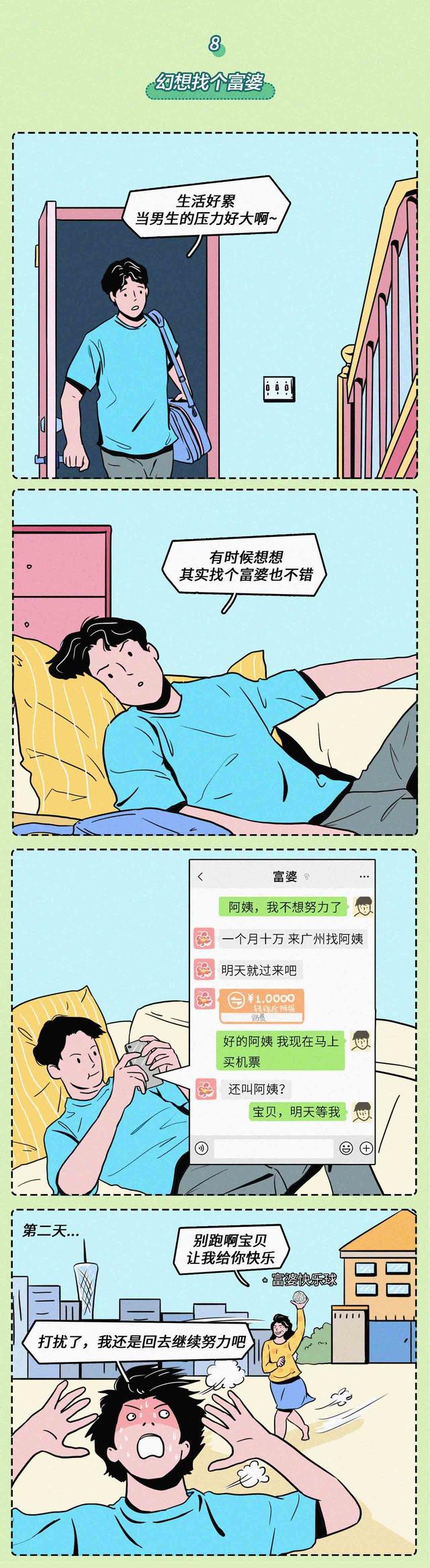 男人的17種幻想，男人的7種幻想（成年男人經?；孟氲?0件事）