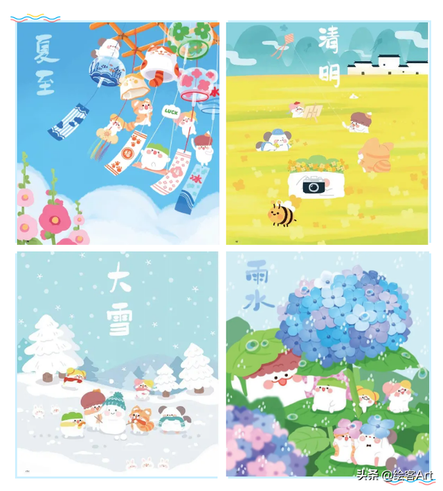 抖音最火可爱简笔画，抖音最火的简笔画（简笔画大佬成团可爱联萌）