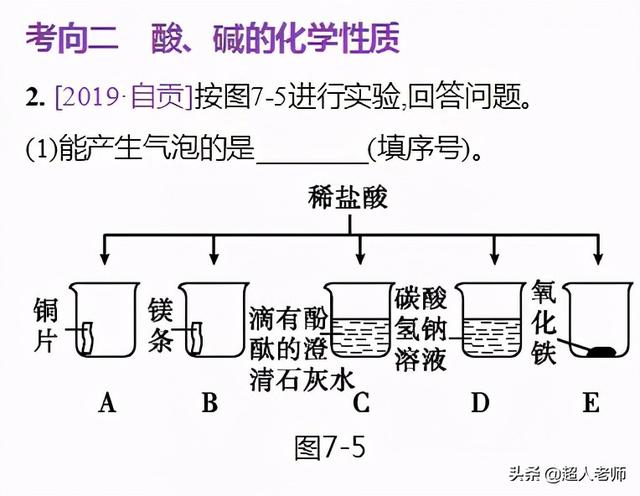 自制酸碱指示剂，自制酸碱指示剂实验家里（2021年中考化学二轮复习第7讲-常见的酸和碱、中和反应及溶液的pH）