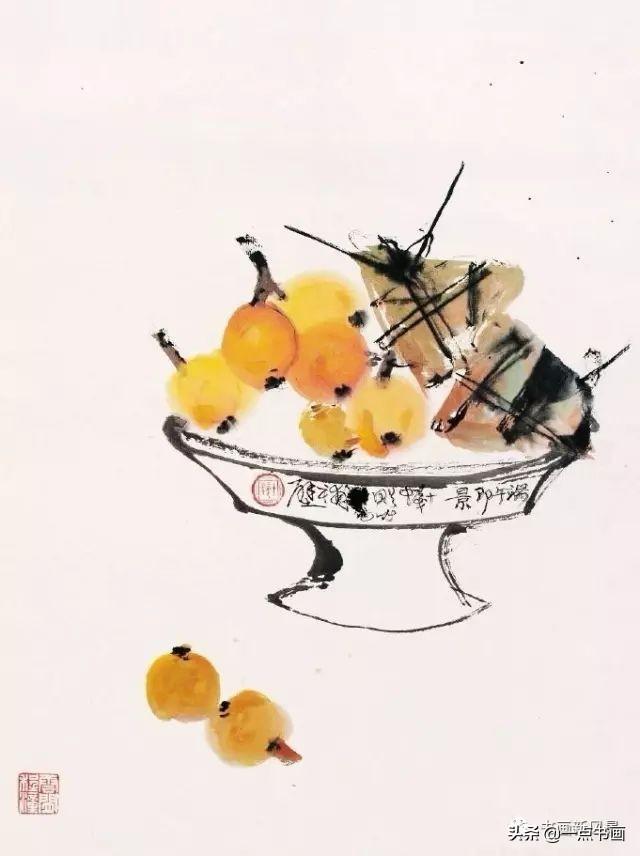 67幅端午主题简笔画，端午节画报图片大全（分享一组端午题材国画）