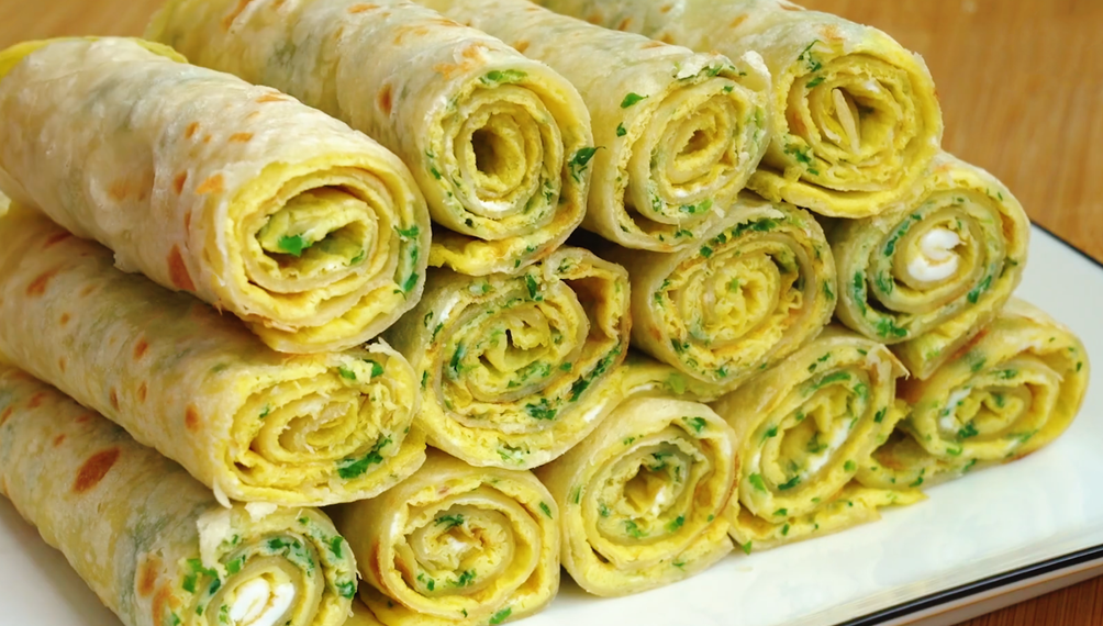 【鸡蛋饼】做法步骤图 越嚼越香 学会再也不用出门买-起舞食谱网