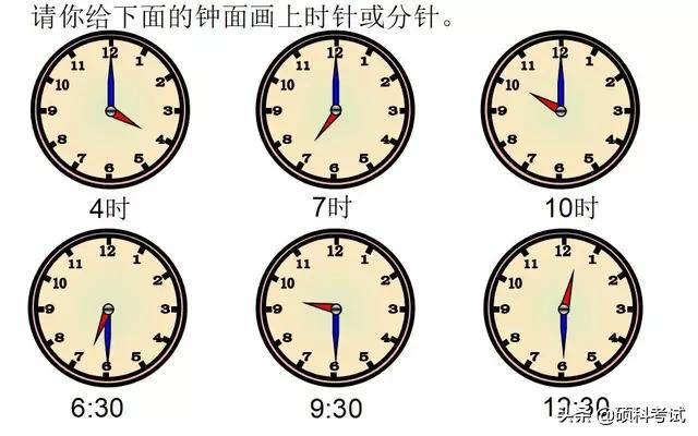 一年级认识钟表，一年级认识钟表知识点总结（一年级数学上册《认识钟表》专项复习）