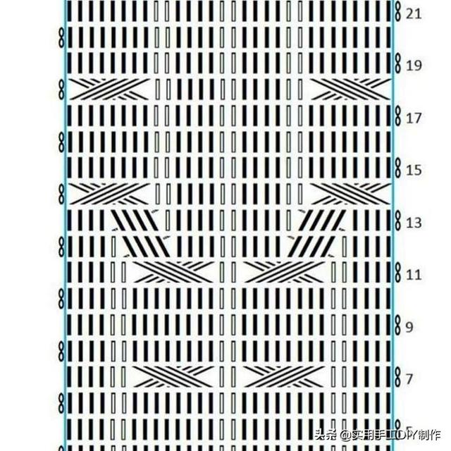 十种简单毛衣花样图解，毛衣新款花样编织教程（15个棒针编织花样）