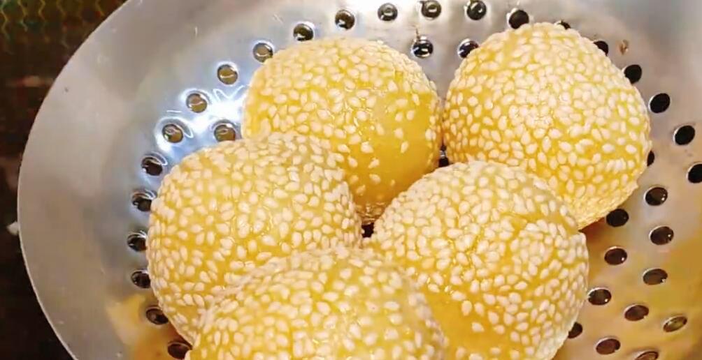 圖片[6]-【空心麻團】做法步驟圖 個個空心不開裂 比買的香-起舞食譜網(wǎng)