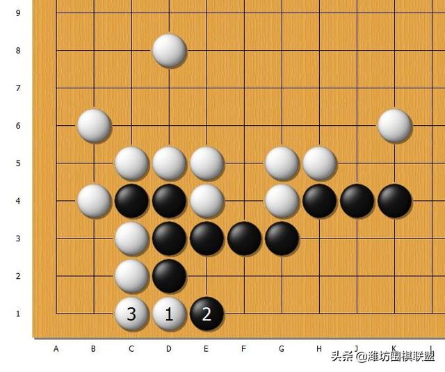 围棋三十六种杀法，围棋的基本杀法——虎口逃生杀法（8种\