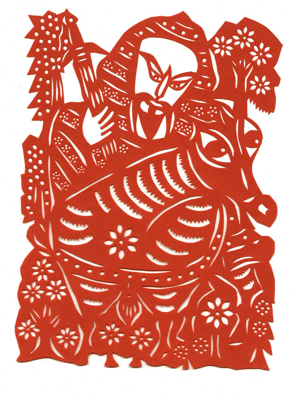 中国民间文艺家协会会员;山西省民间工艺美术大师;山西民间剪纸艺术家