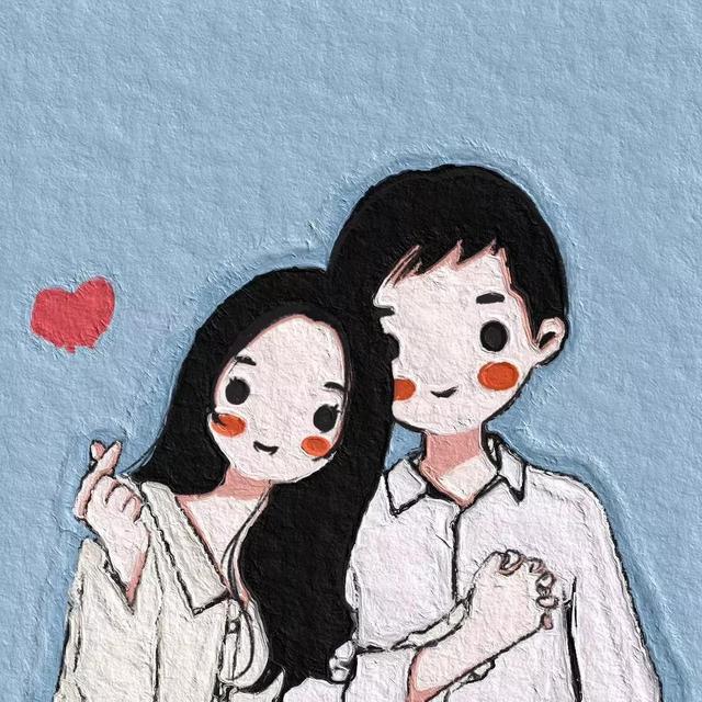 偷偷藏不住图片，可爱漫画《偷偷藏不住》头像，小桑稚（油画小可爱卡通微信头像）