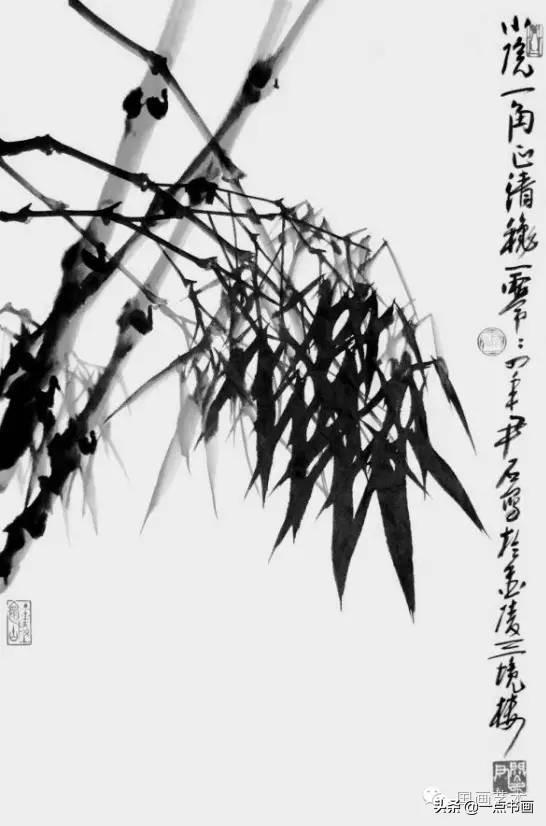 国画竹子的画法，水墨竹子的画法（国画教程——怎样画竹<提高篇）