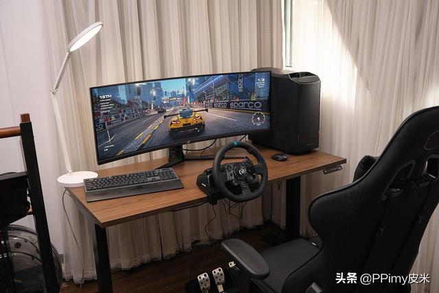 罗技游戏方向盘怎么样，TRUEFORCE力反馈方向盘