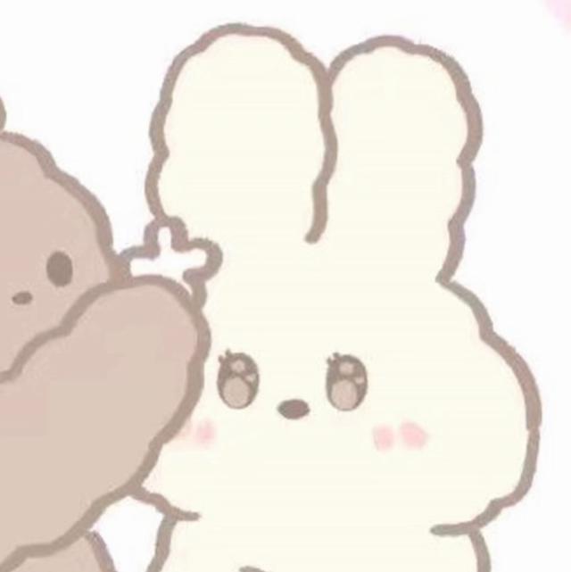 兔子情侣头像/可爱/你看我还是好喜欢你鸭微信，橙妹：兔子情侣头像/可爱/你看我还是好喜欢你鸭（《情侣头像》可爱的小熊小兔）