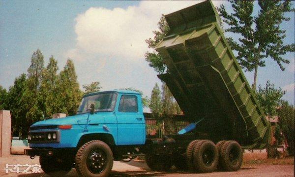 ca150k2九吨6x4柴油车系列(1990年10月通过解放联营公司鉴定 同年投产