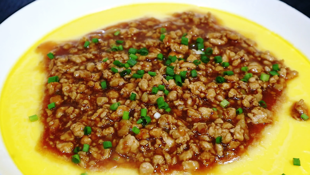 【肉末蒸蛋】做法步骤图 鲜香嫩滑 不比饭店差-起舞食谱网