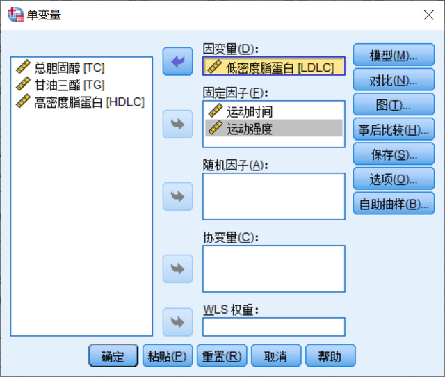 两个自变量对一个因变量的影响（SPSS：双因素方差分析）