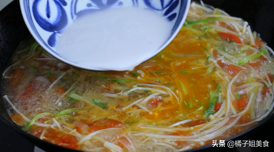 圖片[7]-蘿卜西紅柿金針菇雞蛋湯 營養開胃 清淡不油膩  秋冬必備-起舞食譜網