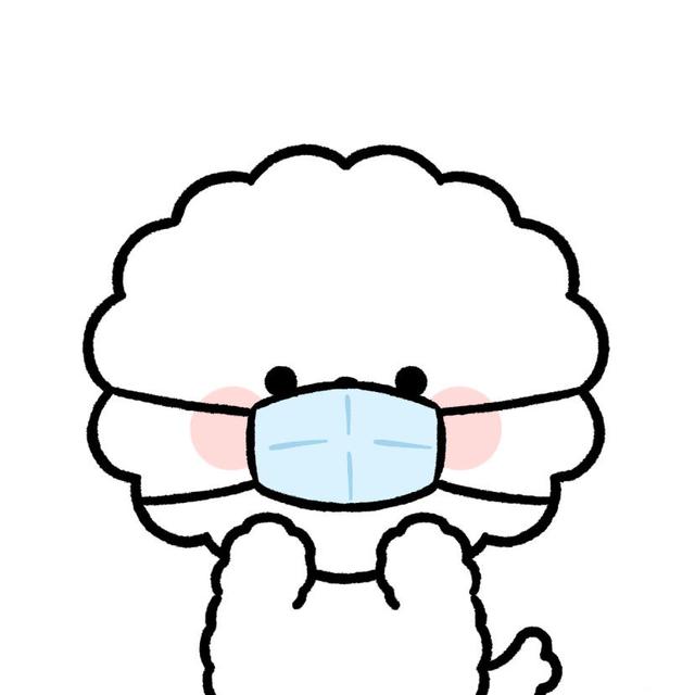 戴口罩的卡通图片，ㅤ|戴口罩卡通头像微信（戴口罩的小动物卡通头像）