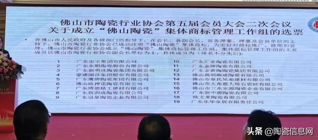 佛山陶瓷黄国明，“佛山陶瓷”集体商标启动