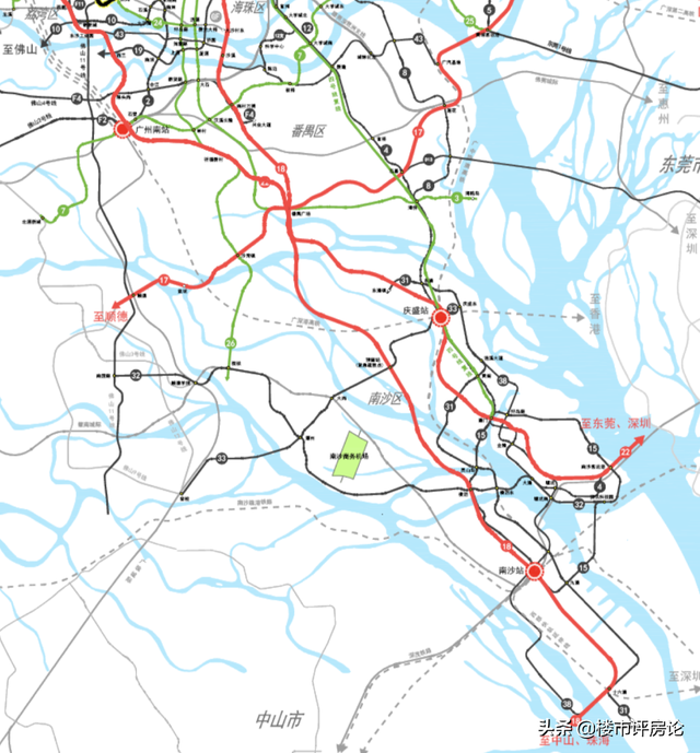 地铁广州线路图，广州地铁全部线路图最新（广州53条地铁高清规划图流出）