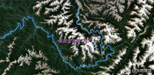 喜马拉雅山脉立体地图图片