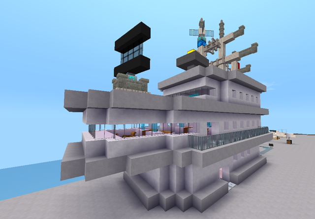 迷你世界造战斗机，迷你世界战斗机教程（海上最强\