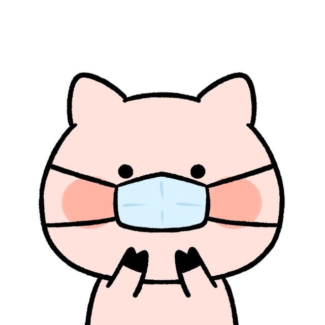 戴口罩的卡通图片，ㅤ|戴口罩卡通头像微信（戴口罩的小动物卡通头像）