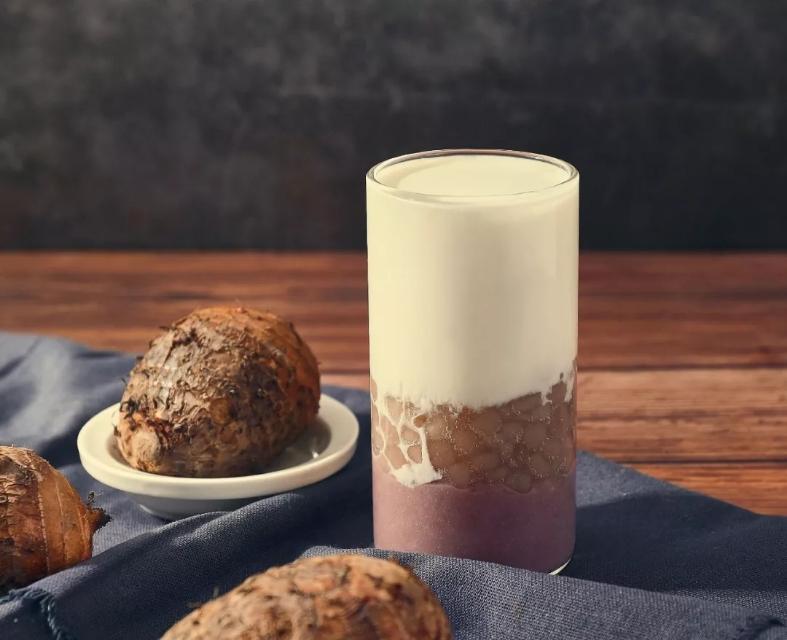 圖片[1]-【芋泥啵啵奶茶】做法步驟圖  奶香濃郁-起舞食譜網(wǎng)