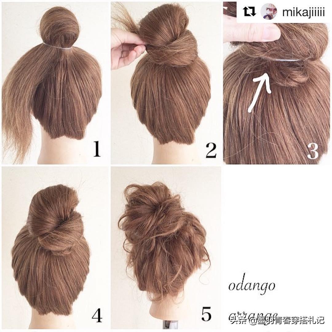 中长发怎么扎好看又简单,6款中长发日常发型扎法