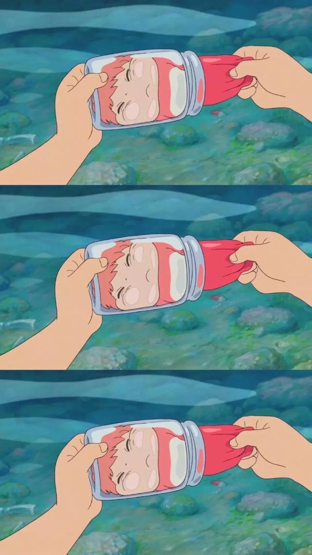 波妞和宗介图片，波妞和宗介，微信头像（波妞喜欢宗介，而我喜欢你）