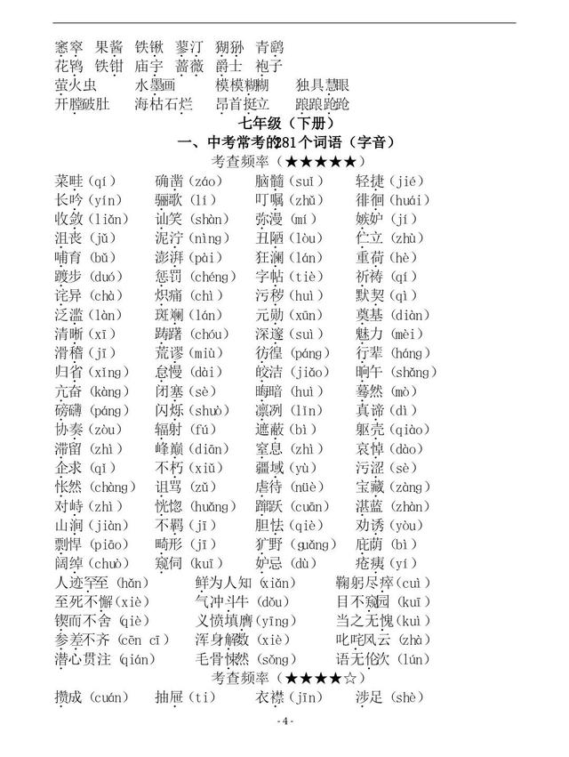 真谛是什么意思，佛教的四种真谛指的是什么（初中语文七八九年级易错字词汇总）