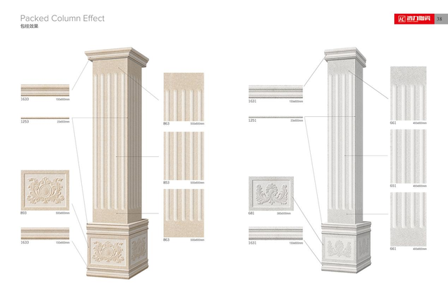 罗马柱的模具都有什么样的，关于罗马柱模具的那些事