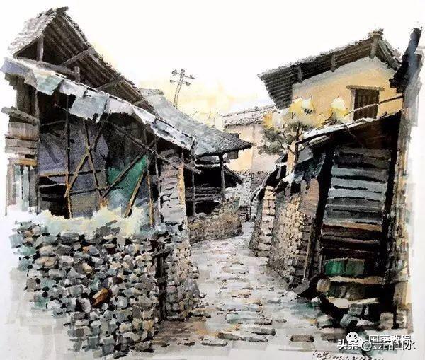 彩绘风景，彩绘风景图片简单 初学者（夏克梁的水彩手绘风景作品欣赏）